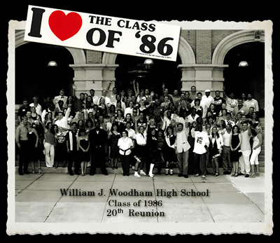 A picture of people who attened the 20th Reunion.