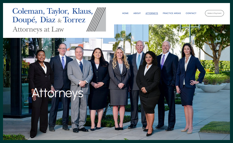 Coleman, Taylor, Klaus, Doupe, Diaz & Torrez Attorneys at Law