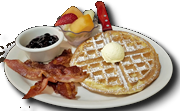 Waffles & Bacon at McGuires