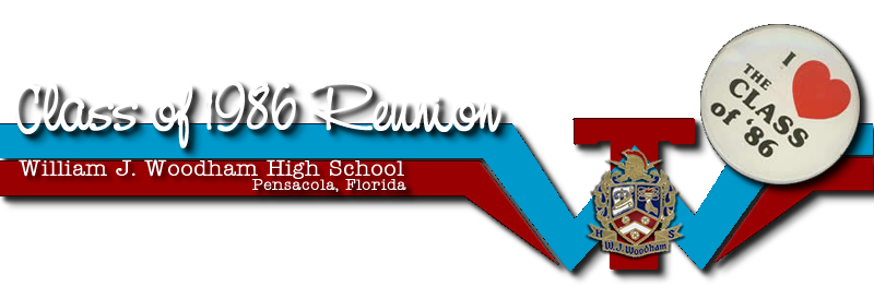 Class of 1986 Reunion, William J. Woodham High School, Pensacola, Florida