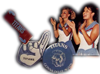 Titan cheerleaders